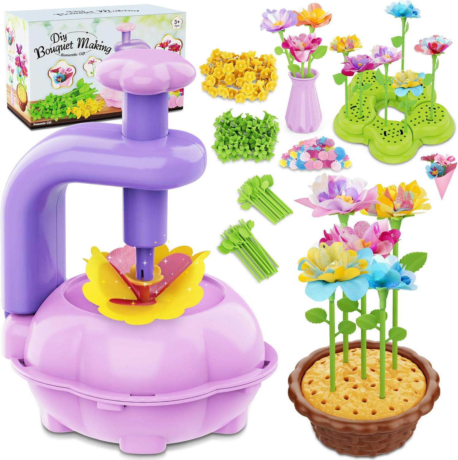 Zappyway Fabric Flower Bouquets Toys